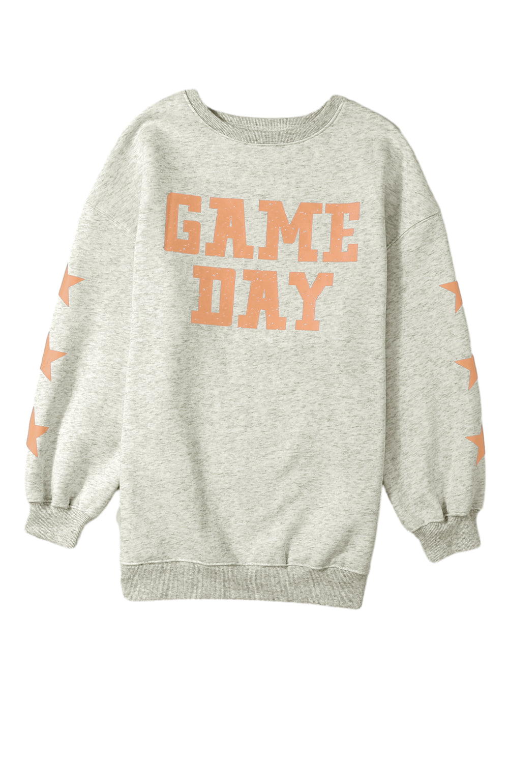 Black Game Day Graphic Rugby Football Season Sweatshirt